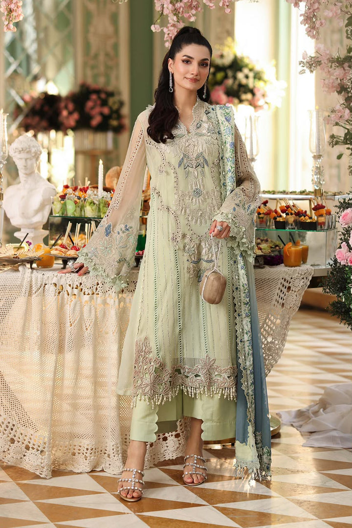 Maria.B Chiffon Embroidered Unstitched 3PC SK-2422