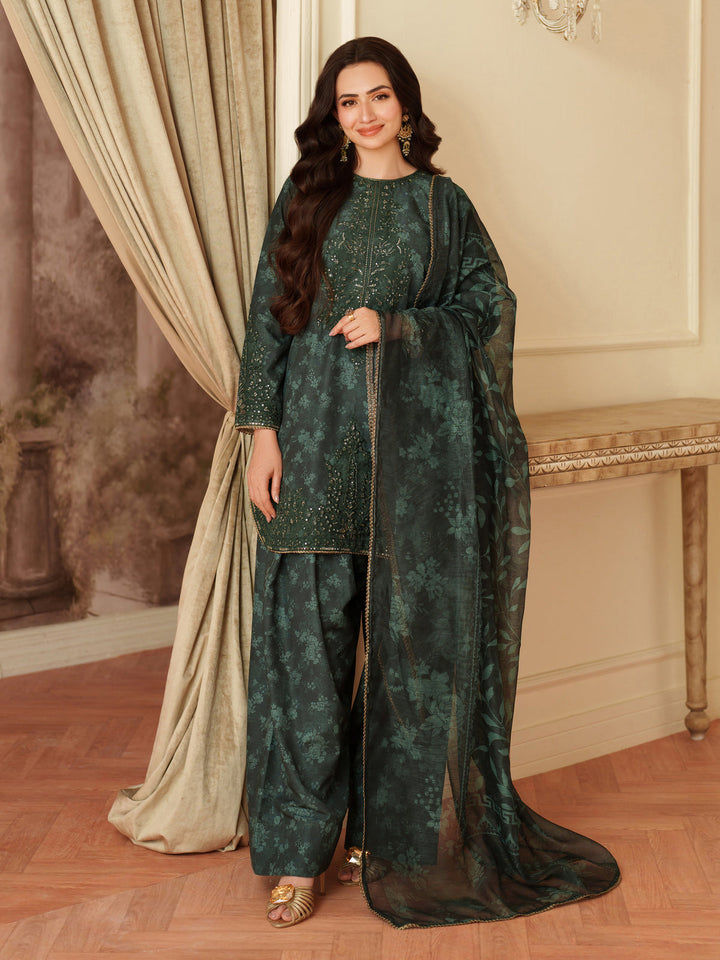Mohagni Summer Lawn Embroidered Unstitched 3PC LU-1081