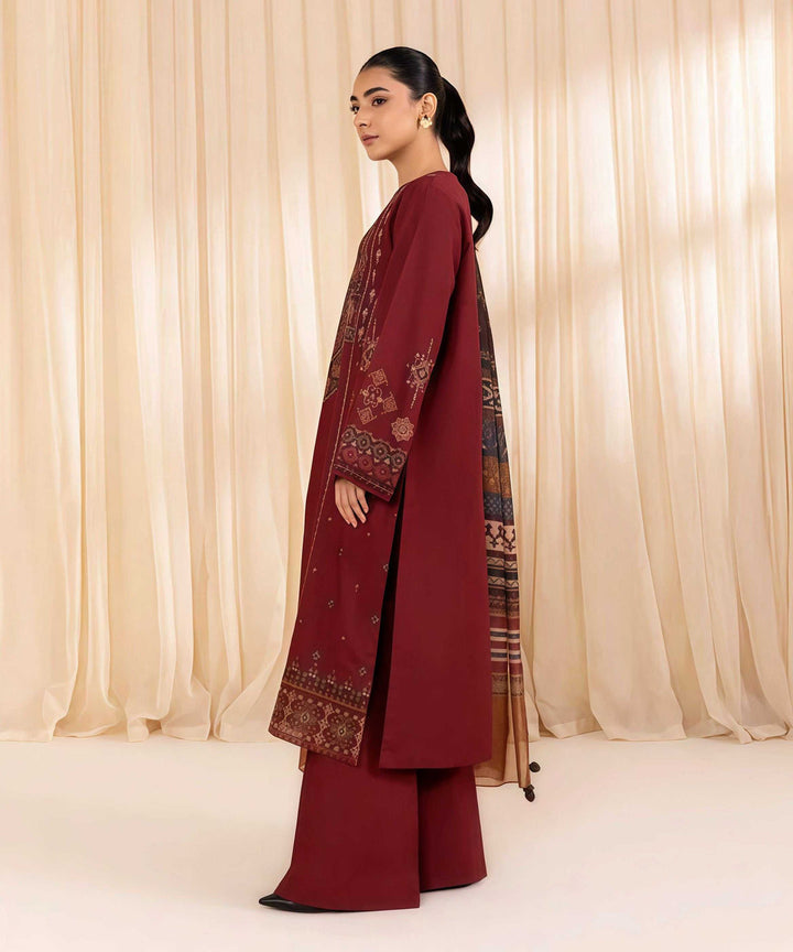 Sapphire Dhanak Embroidered Unstitched 3PC FF-2450