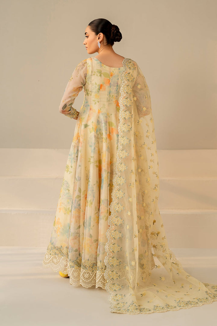 Barooque Chiffon Embroidered Unstitched 3PC LU-1223