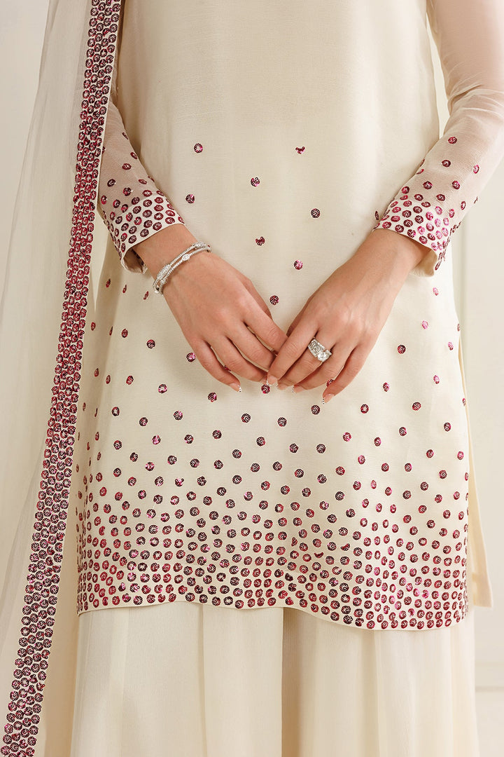 Jazmin Winter Chiffon Embroidered Unstitched 3PC LU-2678