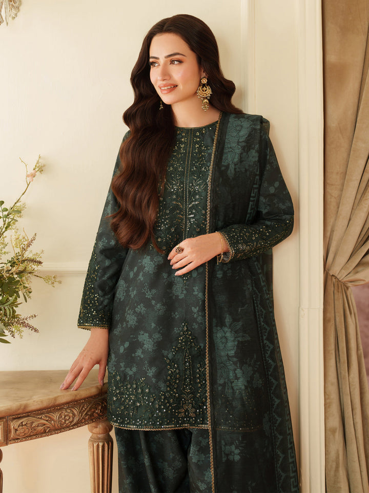 Mohagni Summer Lawn Embroidered Unstitched 3PC LU-1081