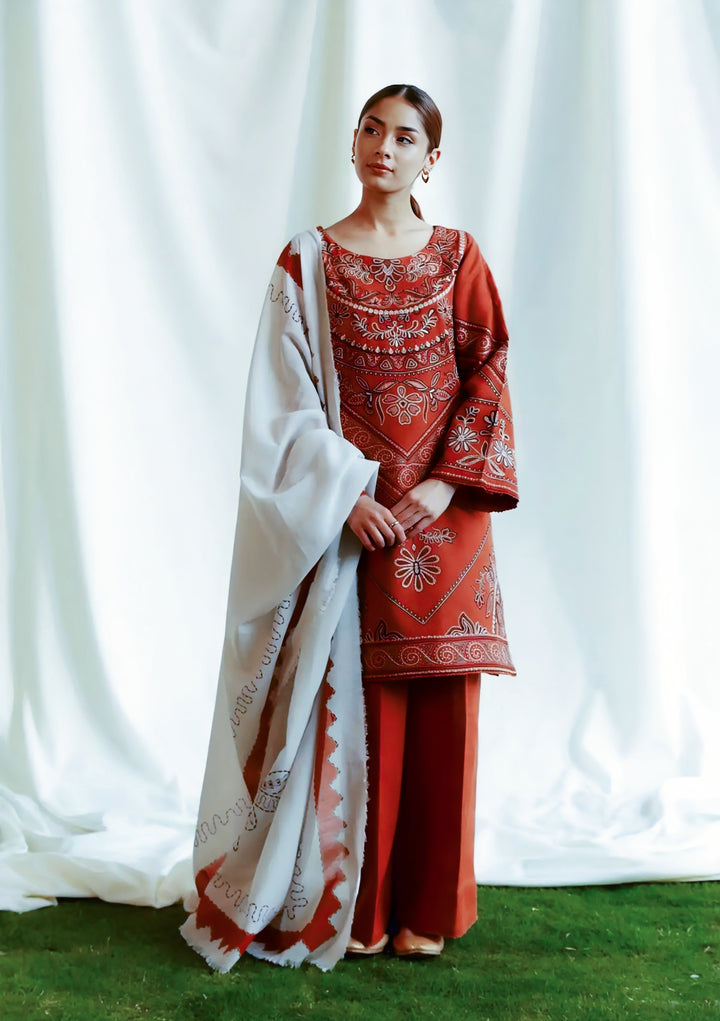 Zara Shahjahan Summer Lawn Embroidered Unstitched 3PC FF-7727