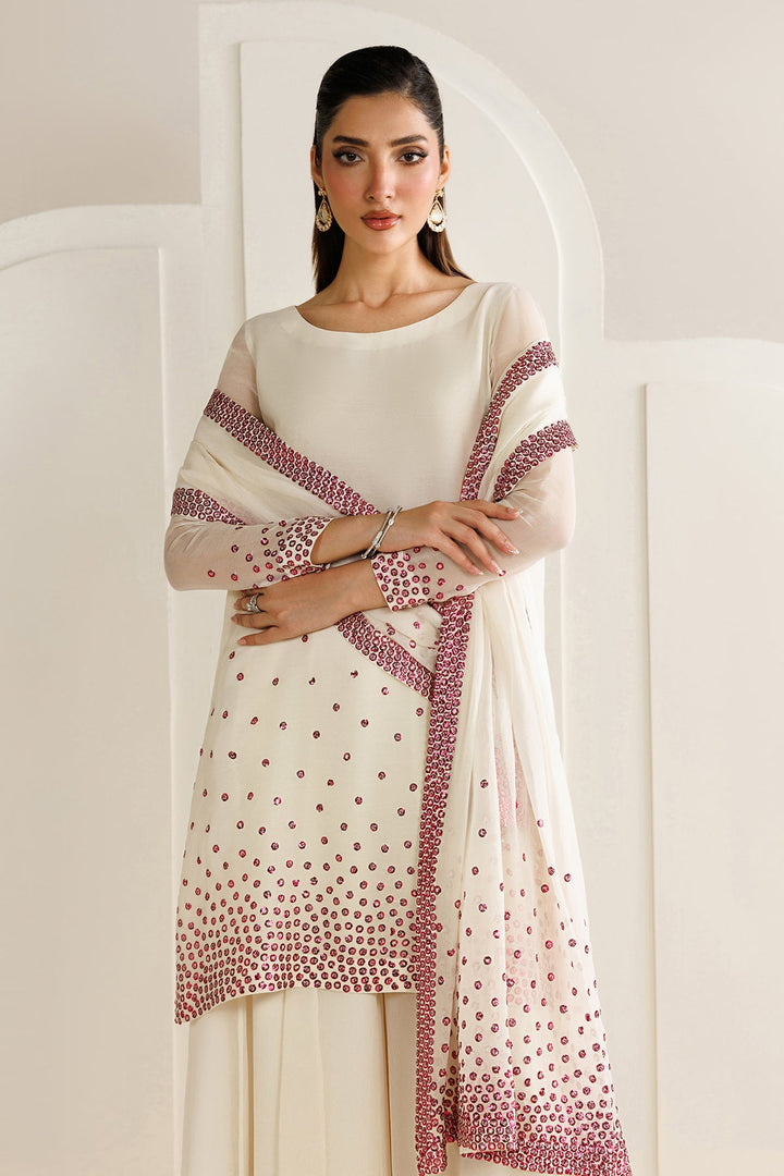 Jazmin Winter Chiffon Embroidered Unstitched 3PC LU-2678