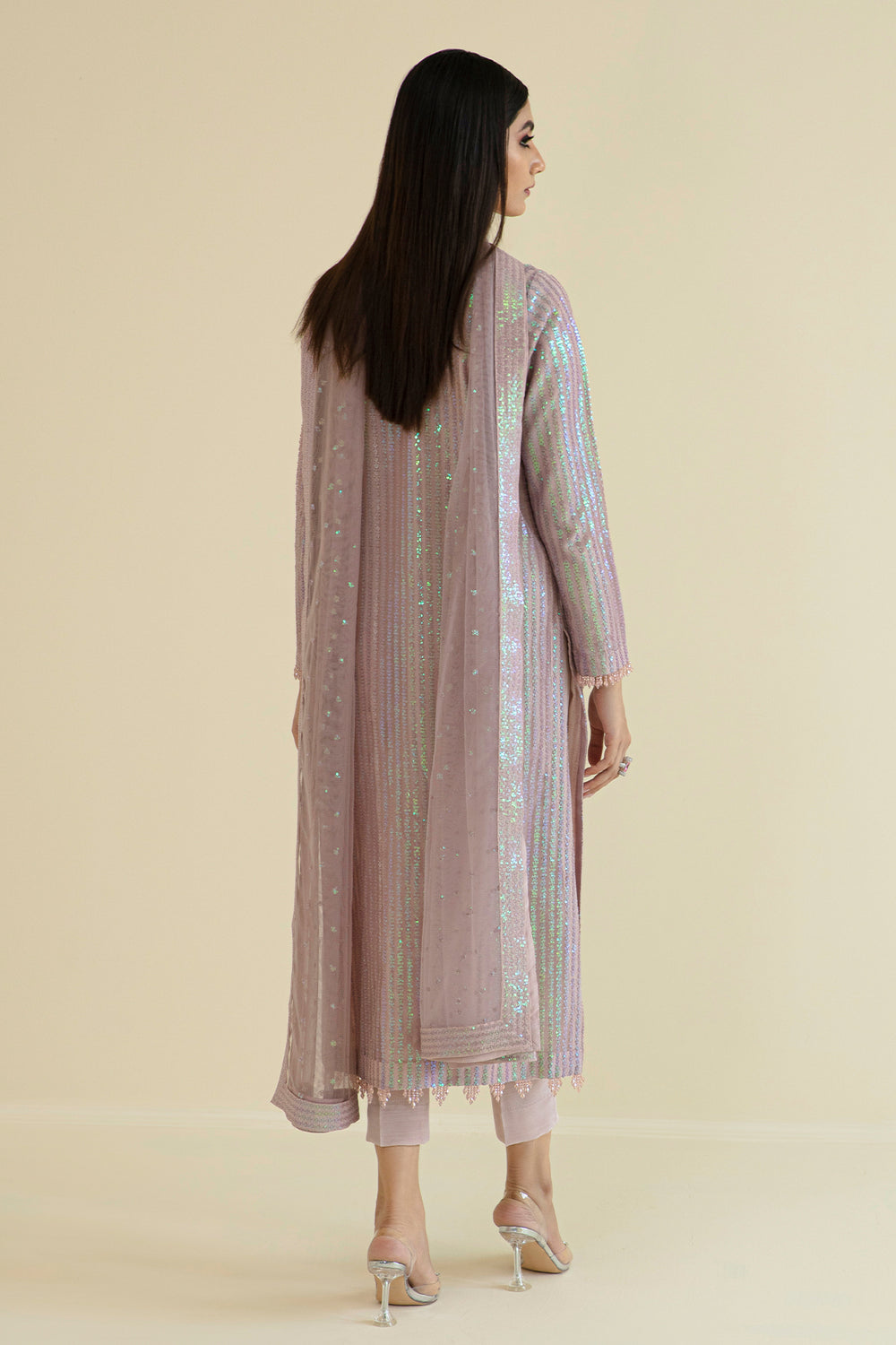 Baroque Summer Chiffon Embroidered Unstitched 3PC SK-1128