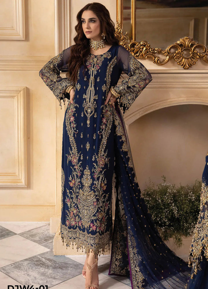 Charimza Chiffon Embroidered Unstitched 3PC SK-2419