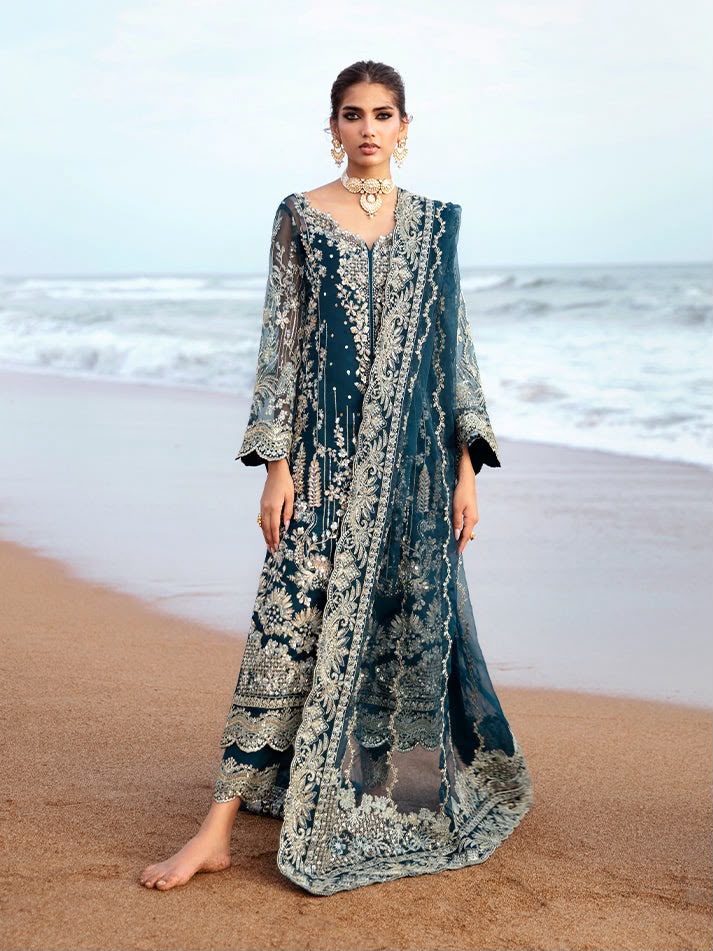 Gulaal Chiffon Embroidered Unstitched 3PC SK-2437