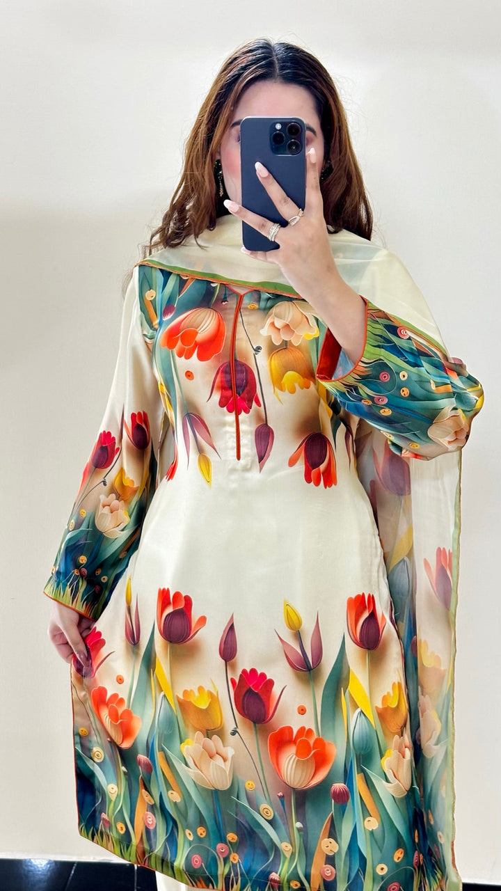 Zeen Summer Lawn Unstitched 3PC WA-1170