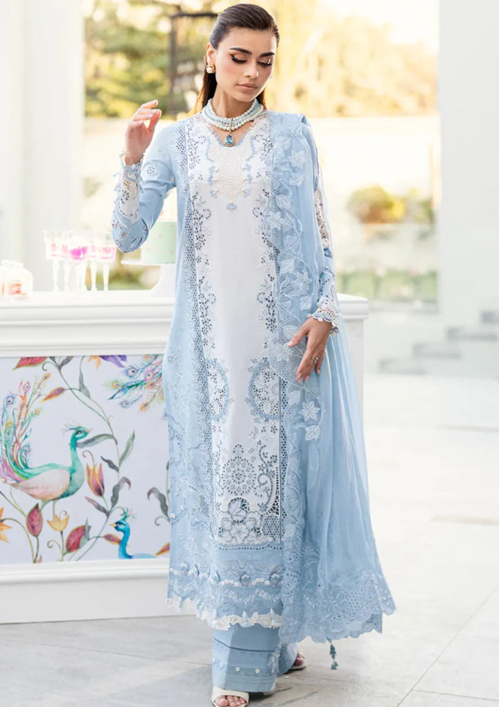 Qalamkar Summer Lawn Embroidered Unstitched 3PC SK-1090