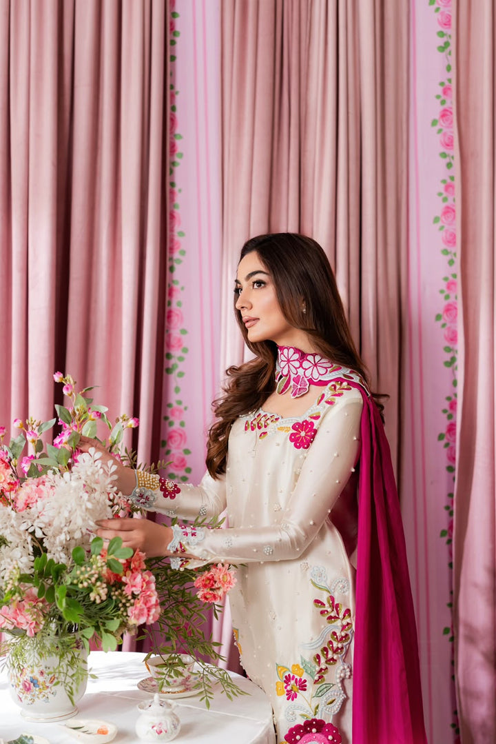 Shanzay Silk Embroidered Unstitched 3PC SK-2435