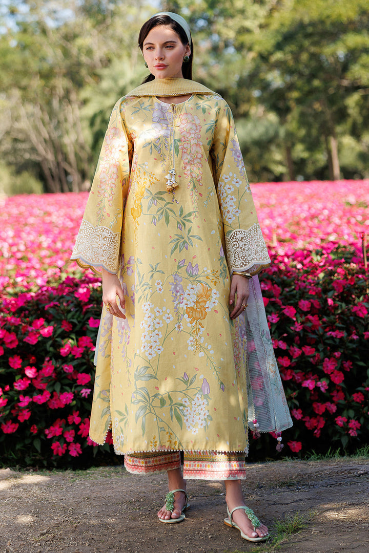 Jazmin Summer Lawn Embroidered Unstitched 3PC LU-1081