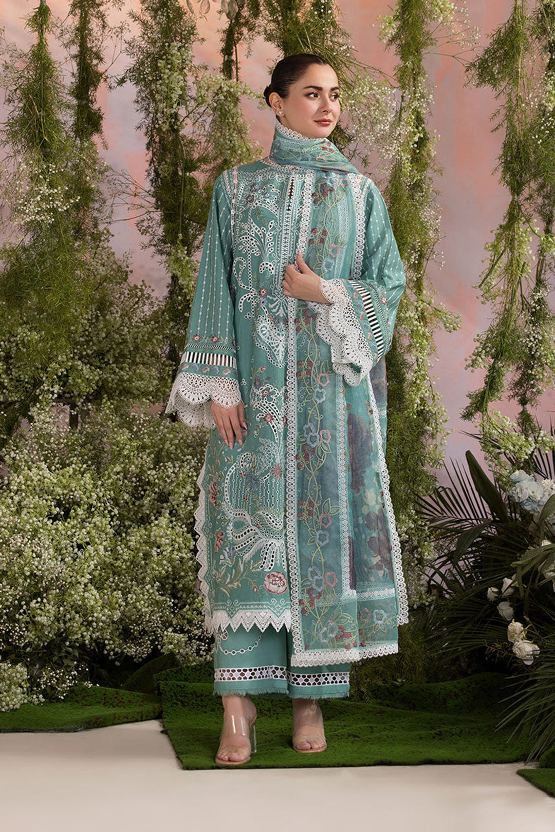 Sobia Nazeer Dhanak Embroidered Unstitched 3PC FF-2563