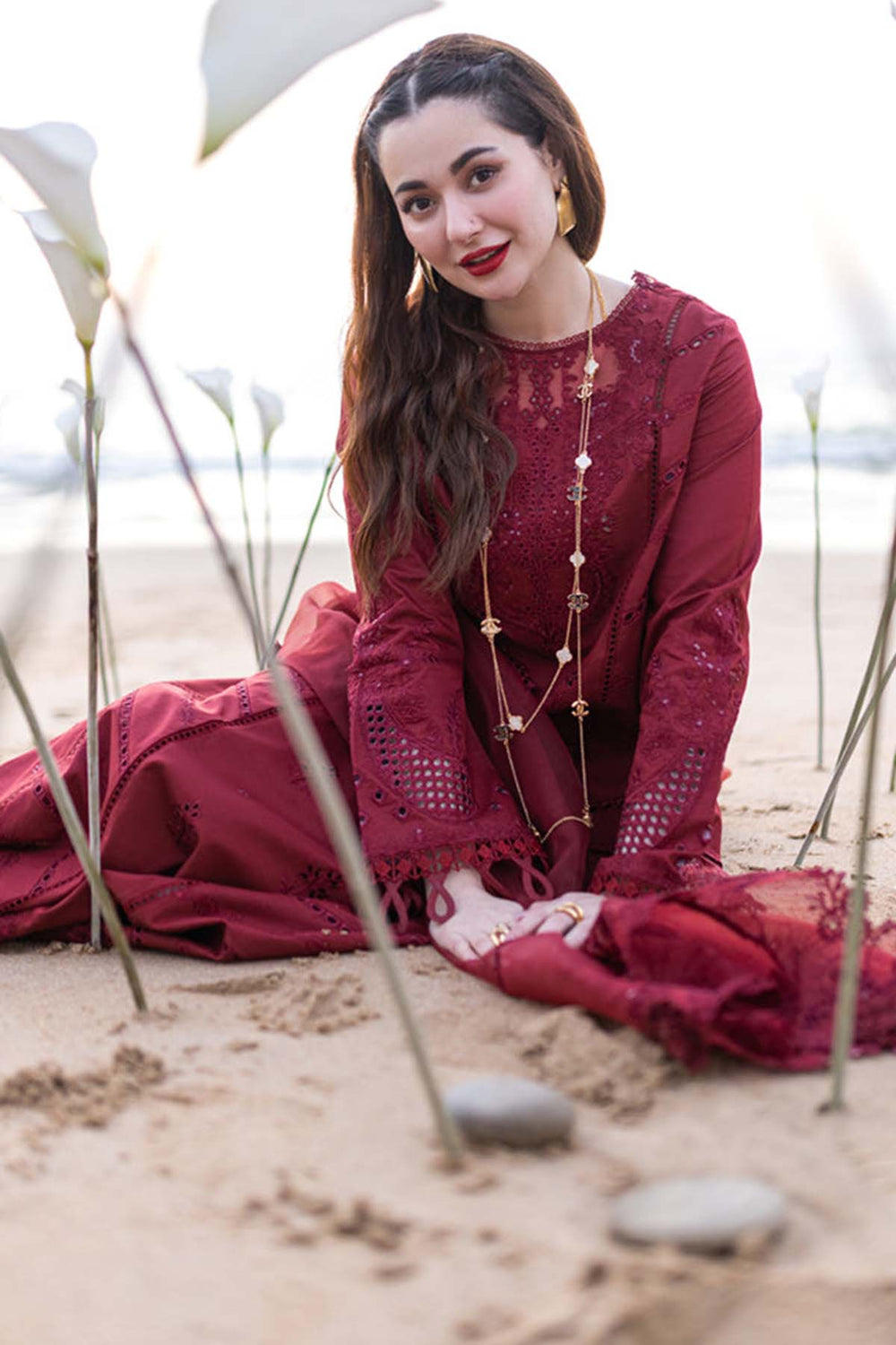 Qalamkar Summer Lawn Embroidered Unstitched 3PC SK-1101