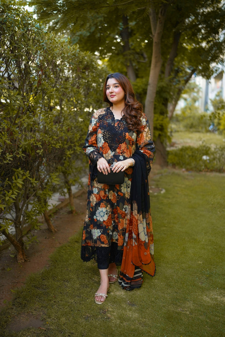 Aneela Linen Summer Unstitched 3PC FF-7273
