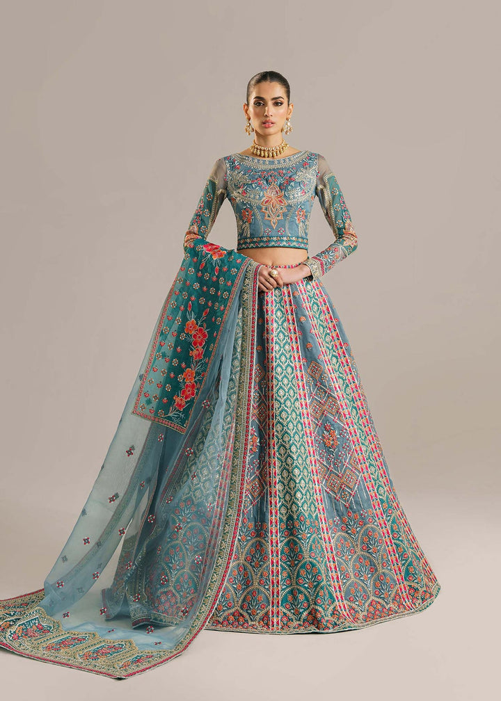Akber Aslam Organza Embroidered Unstitched 3PC LU-2431