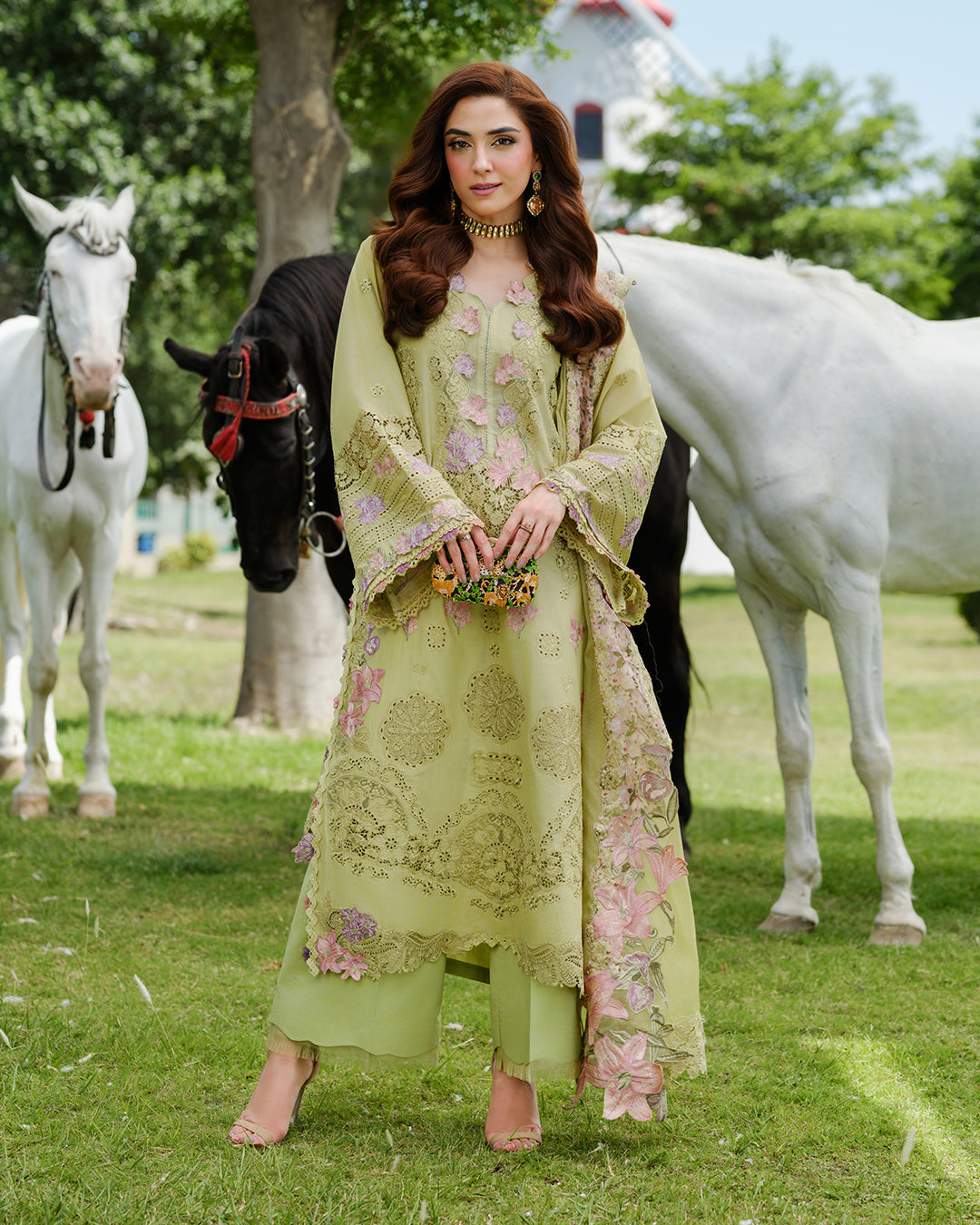 Elaf Summer Lawn Embroidered Unstitched 3PC FS-640