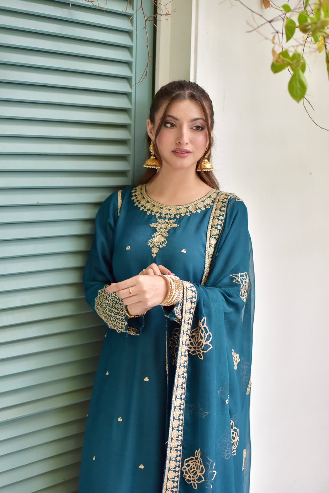 Laam Chiffon Embroidered Unstitched 3PC SK-2415