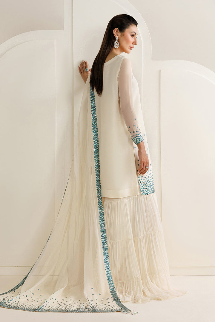 Jazmin Winter Chiffon Embroidered Unstitched 3PC LU-2679