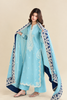 Zaib Dhanak Embroidered Unstitched 3PC FF-2601