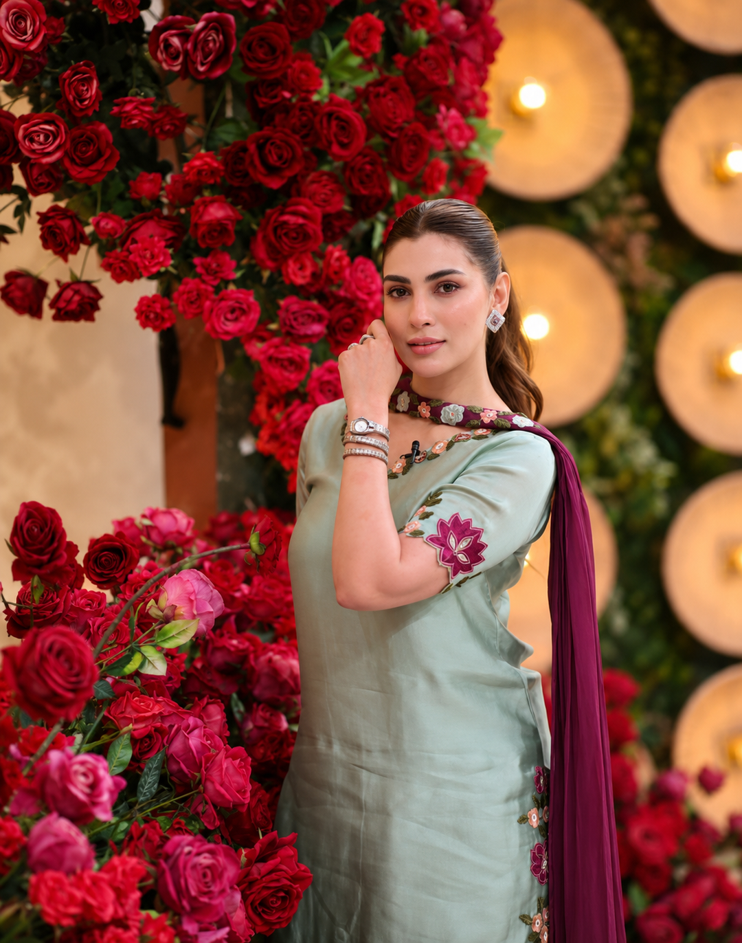Ethnic Silk Embroidered Unstitched 3PC PD-1290