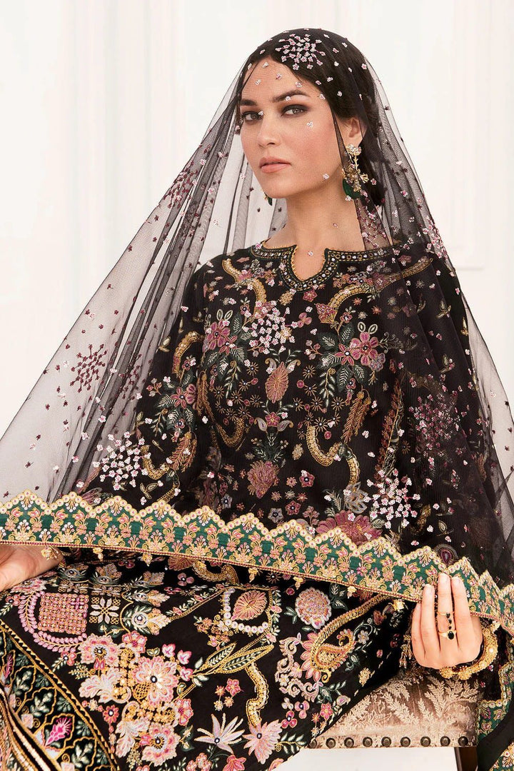 Baroque Net Embroidered Unstitched 3PC LU-131