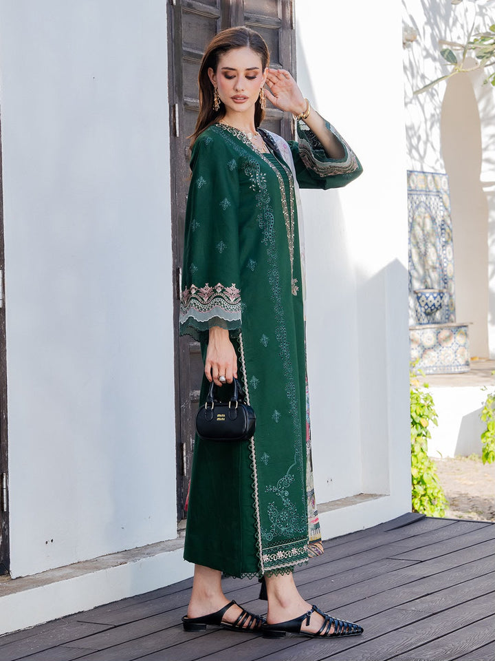 Izel Dhanak Embroidered Unstitched 3PC NF-2442