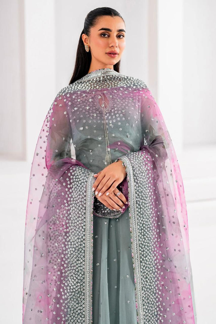 Jazmin Chiffon Embroidered Unstitched 3PC SK-2417