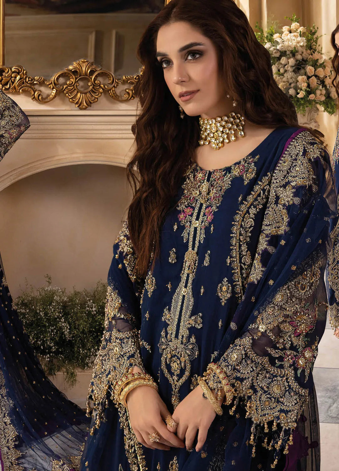 Charimza Chiffon Embroidered Unstitched 3PC SK-2419