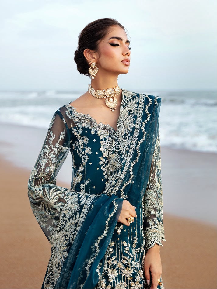 Gulaal Chiffon Embroidered Unstitched 3PC SK-2437