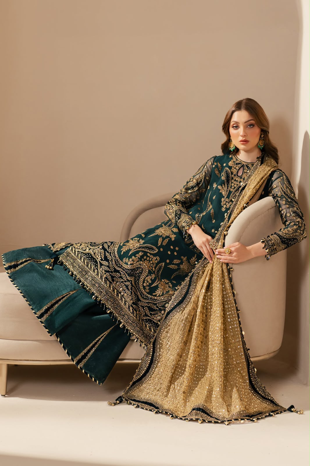 Jazmin Chiffon Embroidered Unstitched 3PC SK-2421