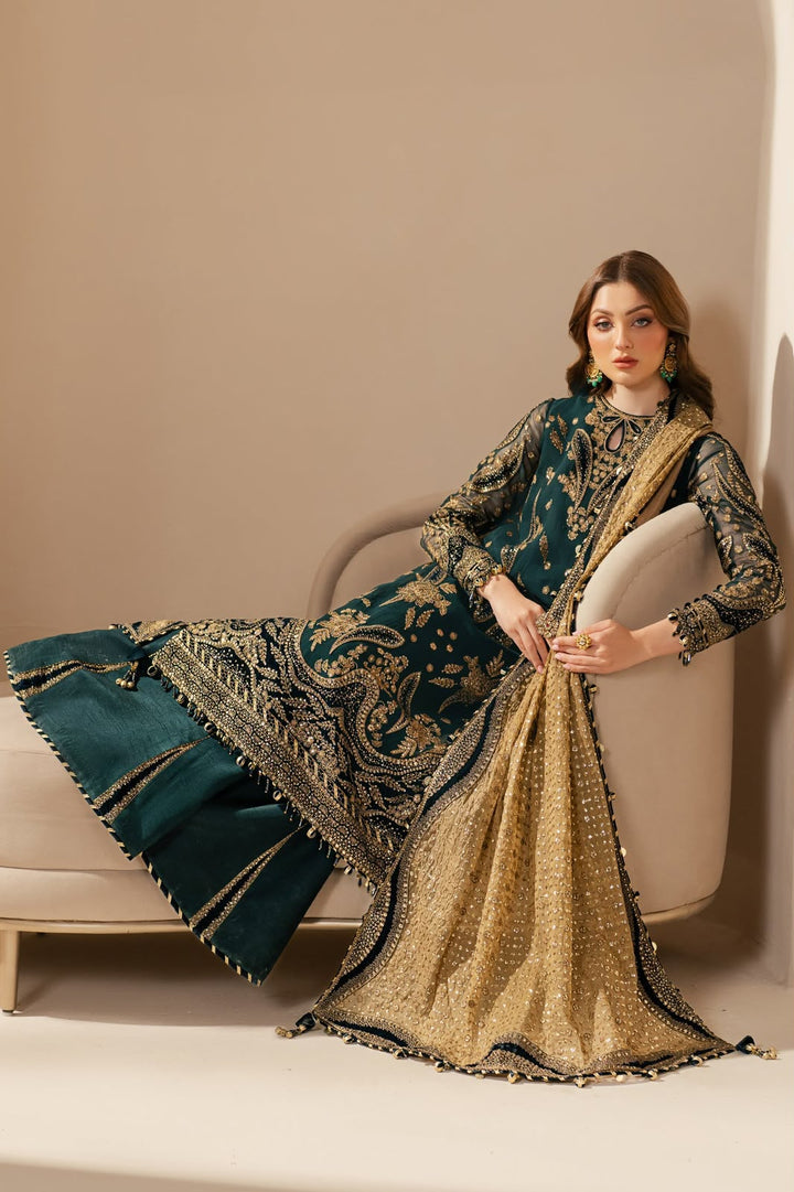 Jazmin Chiffon Embroidered Unstitched 3PC SK-2421