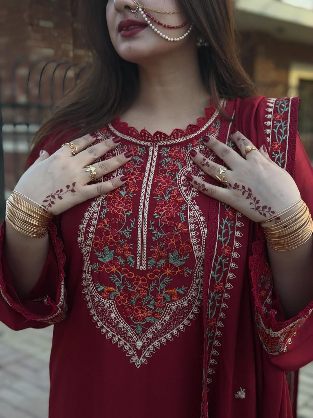 Aneelas Dhanak Embroidered Unstitched 3PC NF-2440