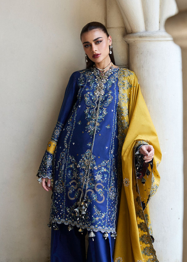 Hussain Rehar Dhanak Embroidered Unstitched 3PC FF-2587