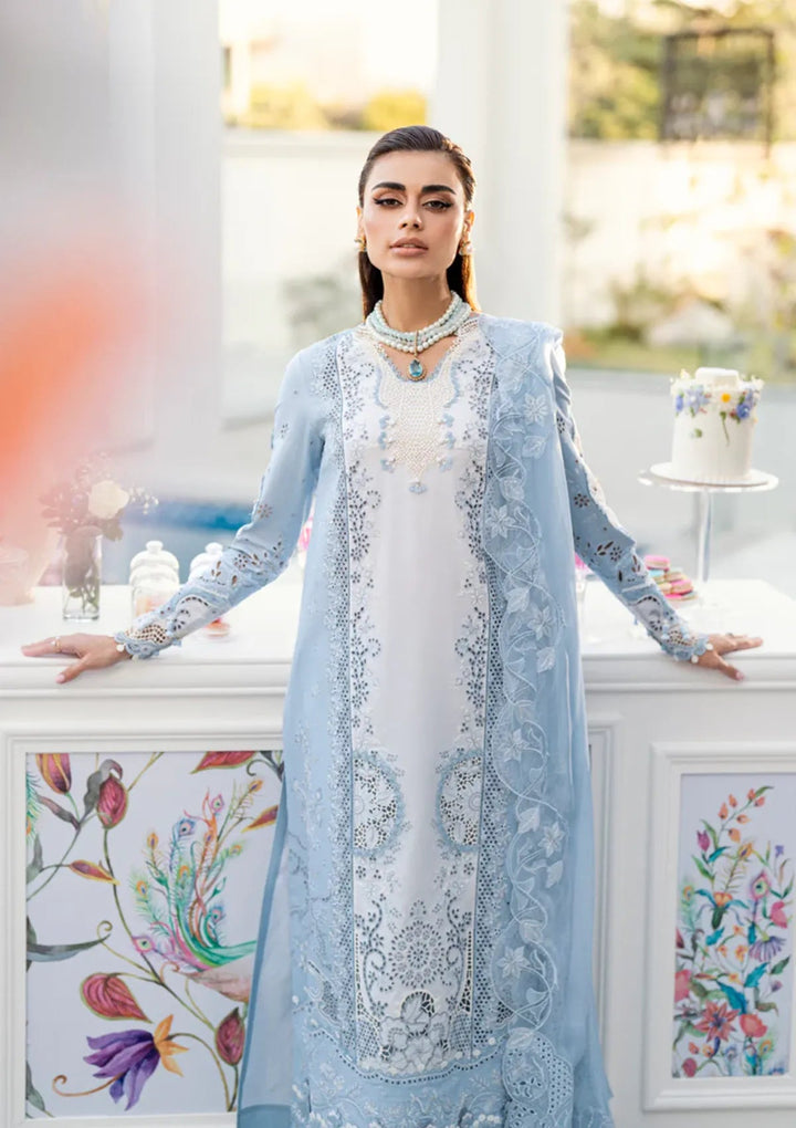 Qalamkar Summer Lawn Embroidered Unstitched 3PC SK-1090