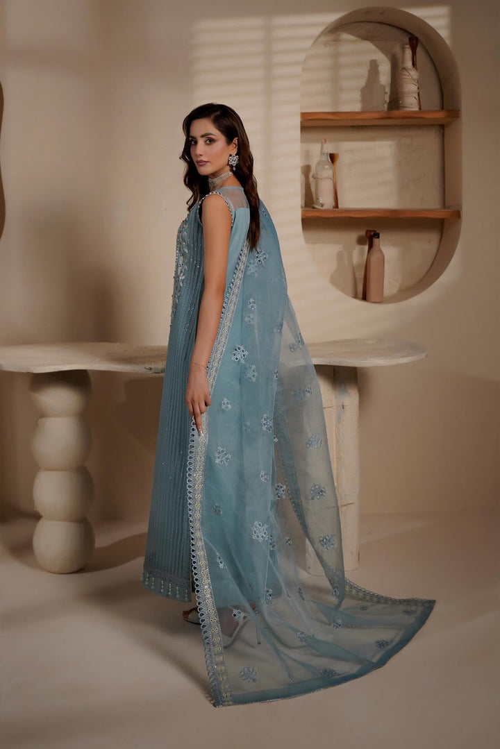 Maryam’s Organza Embroidered Unstitched 3PC SK-2438