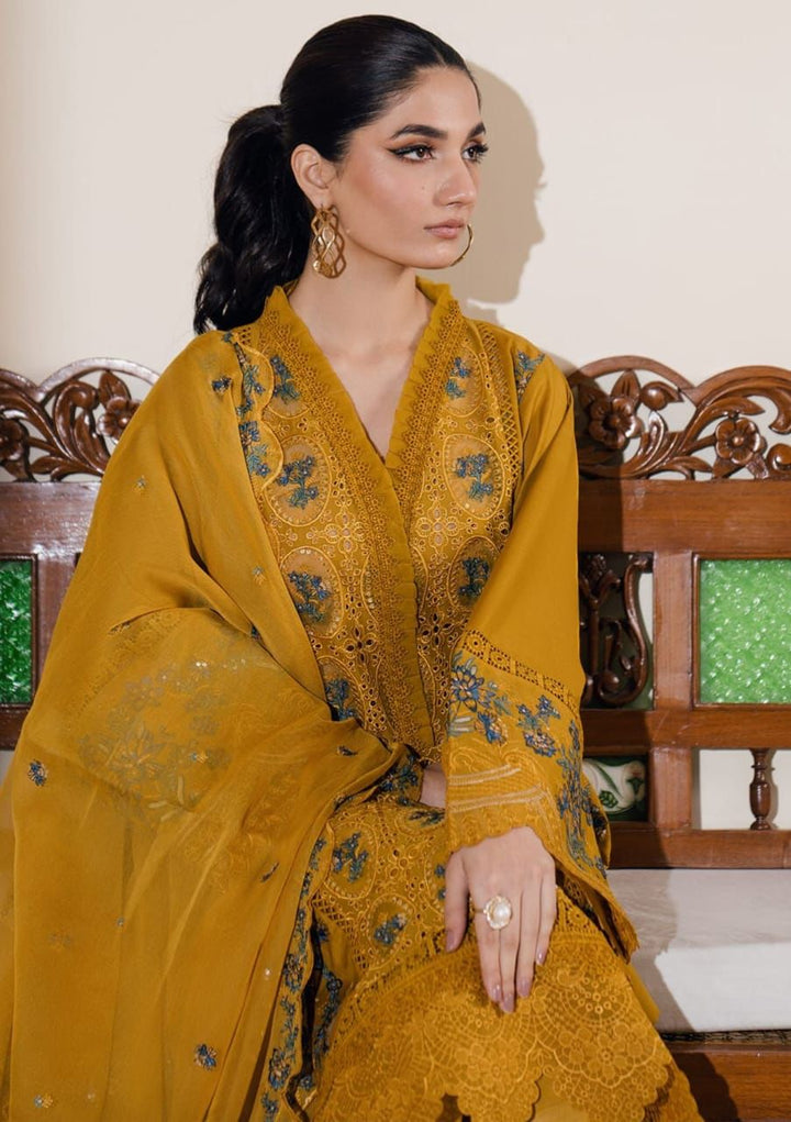 Bin Ilyas Summer Cotton Embroidered Unstitched 3PC SK-2044
