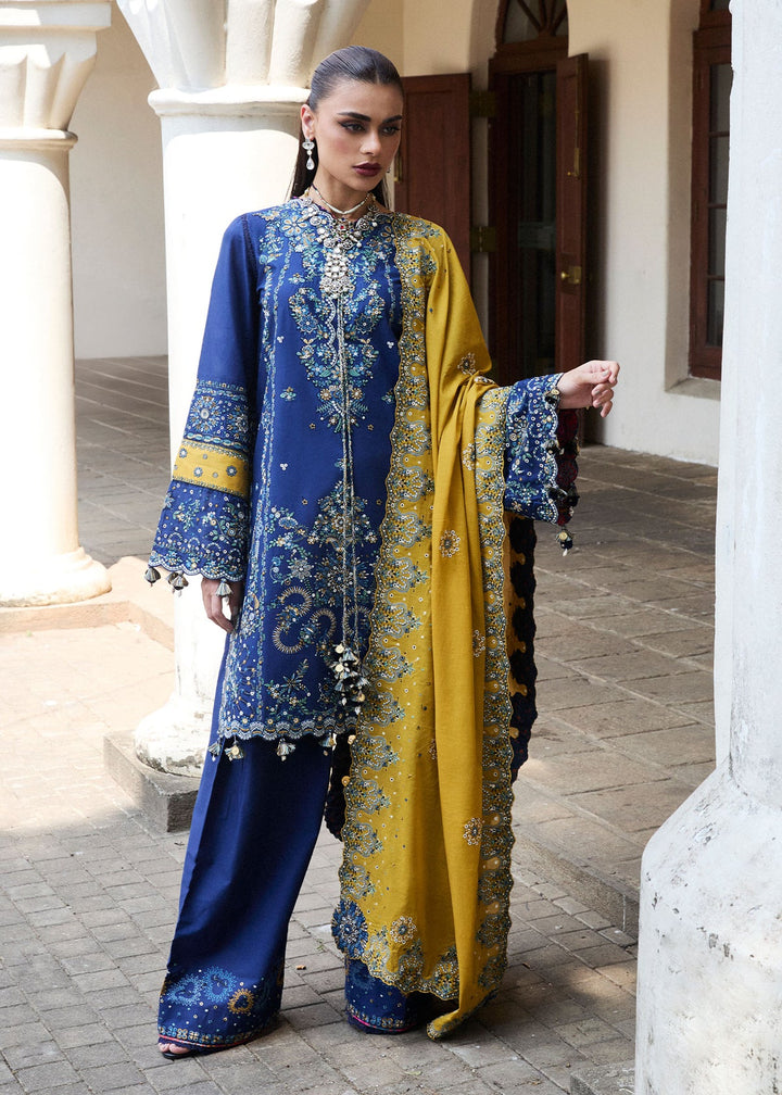 Hussain Rehar Dhanak Embroidered Unstitched 3PC FF-2587