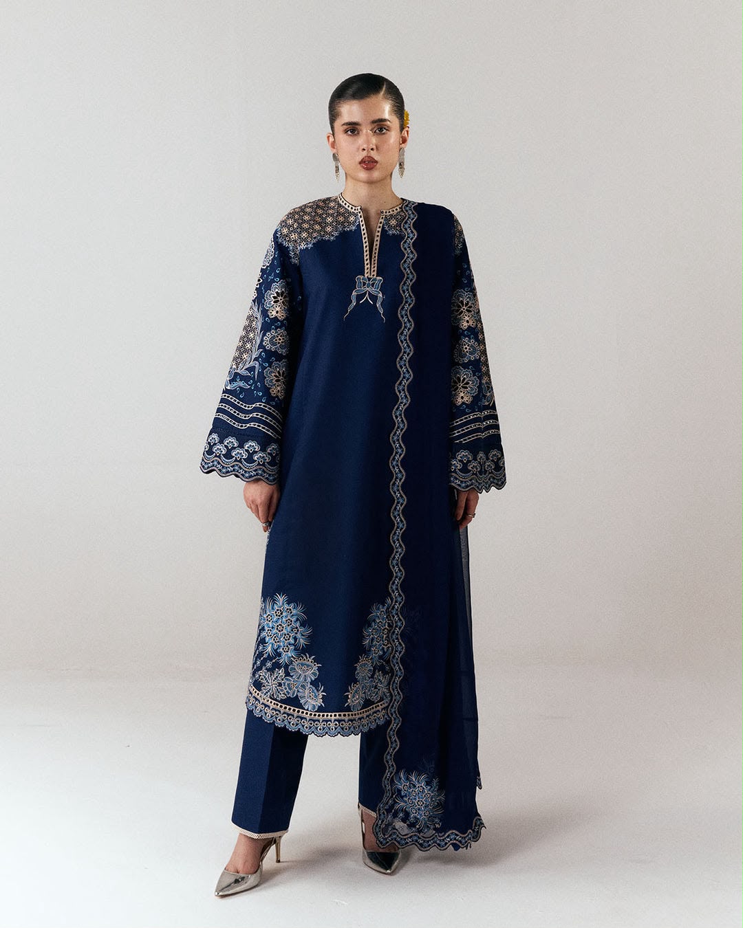 Jugnu Dhanak Embroidered Unstitched 3PC FF-2603