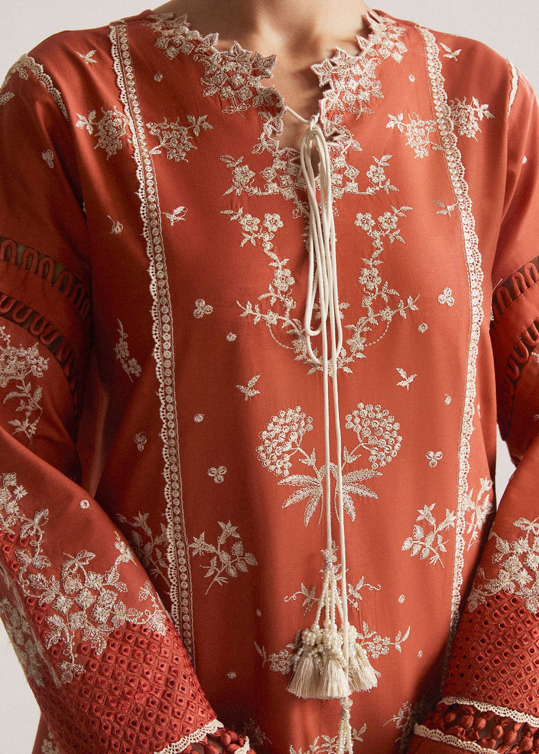 Hussain Rehar Summer Lawn Embroidered Unstitched 3PC BI-123
