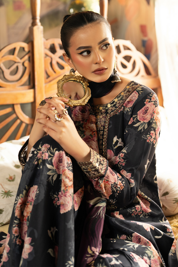 Esra Silk Embroidered Unstitched 3PC LU-2761