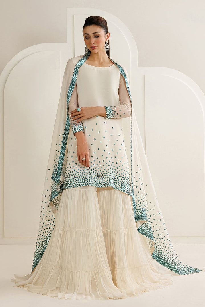 Jazmin Winter Chiffon Embroidered Unstitched 3PC LU-2679
