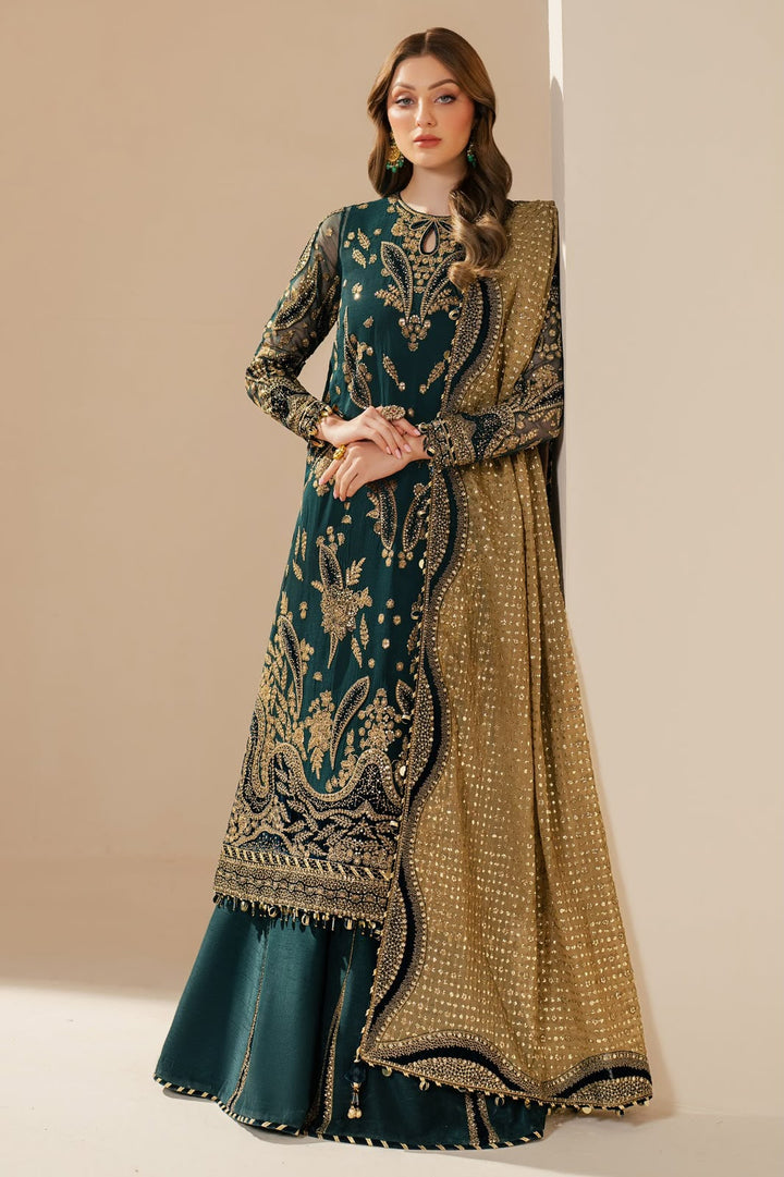 Jazmin Chiffon Embroidered Unstitched 3PC SK-2421