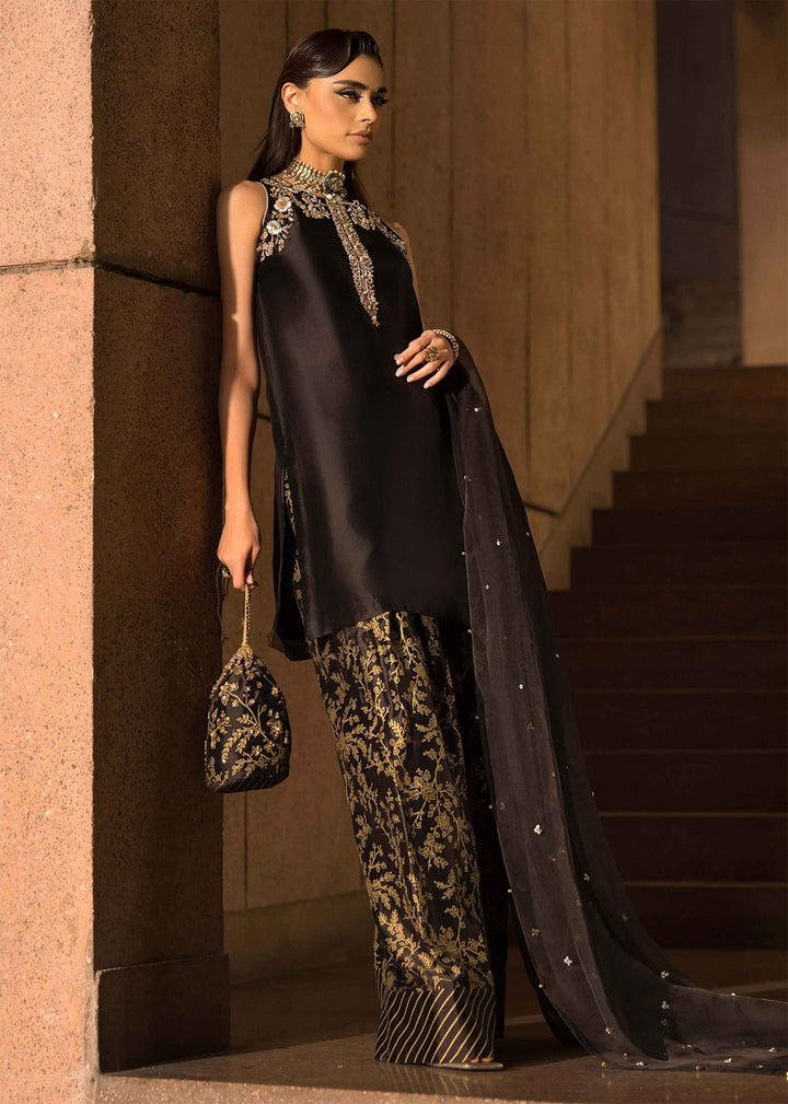 Jazmine Shamoz Silk Embroidered Unstitched 3PC SK-2436