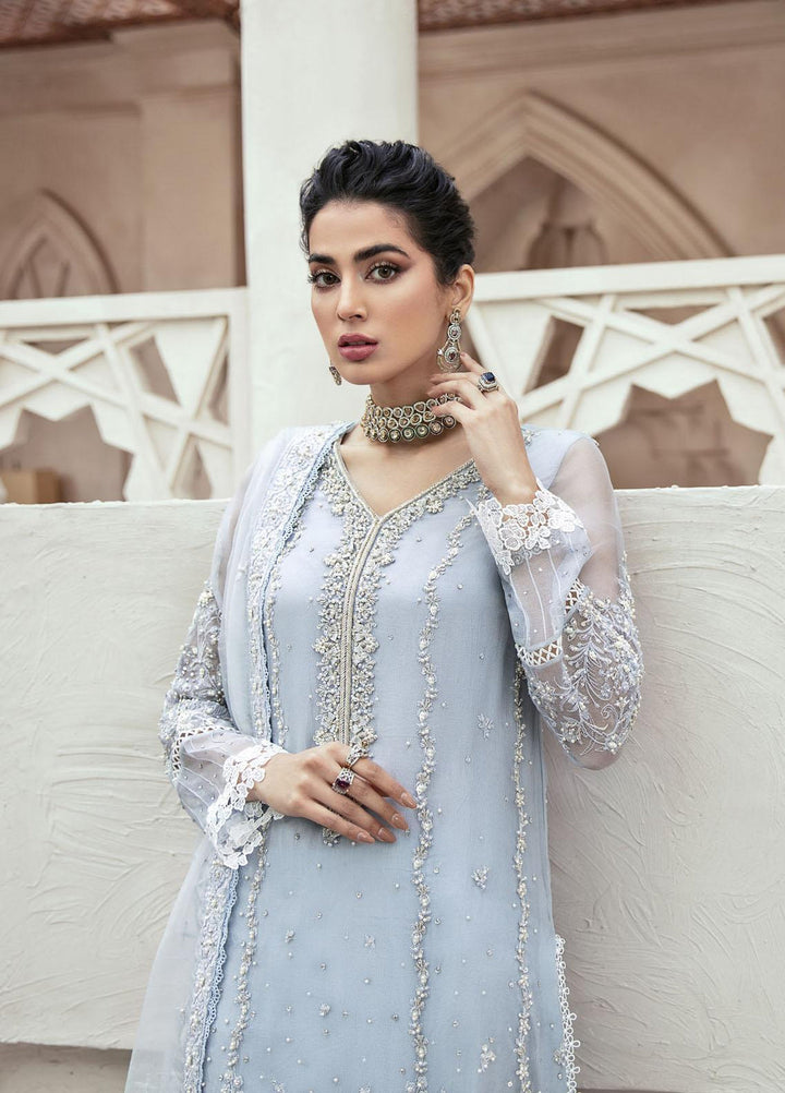 Mushq Organza Embroidered Unstitched 3PC SK-2415