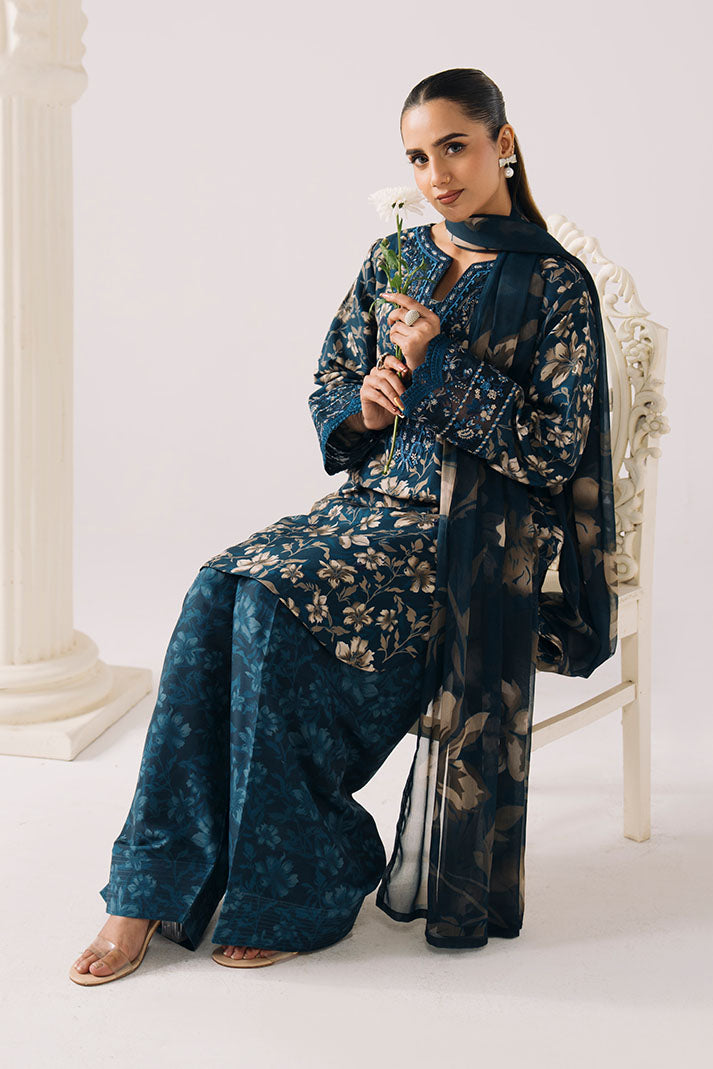 Imrozia Summer Lawn Embroidered Unstitched 3PC LU-1081