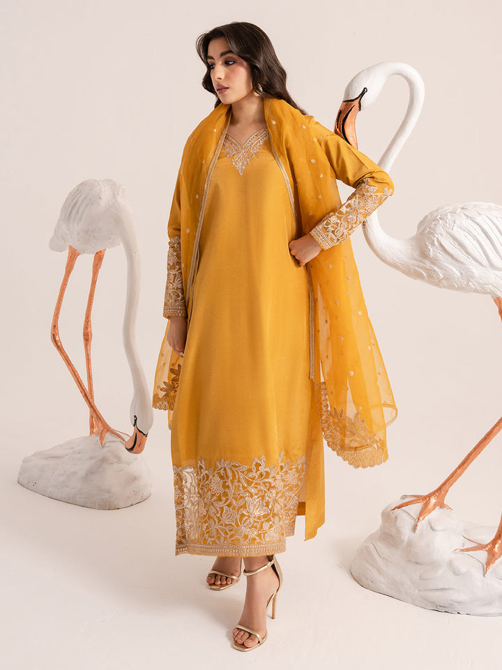 Iznik Chiffon Embroidered Unstitched 3PC LU-2655