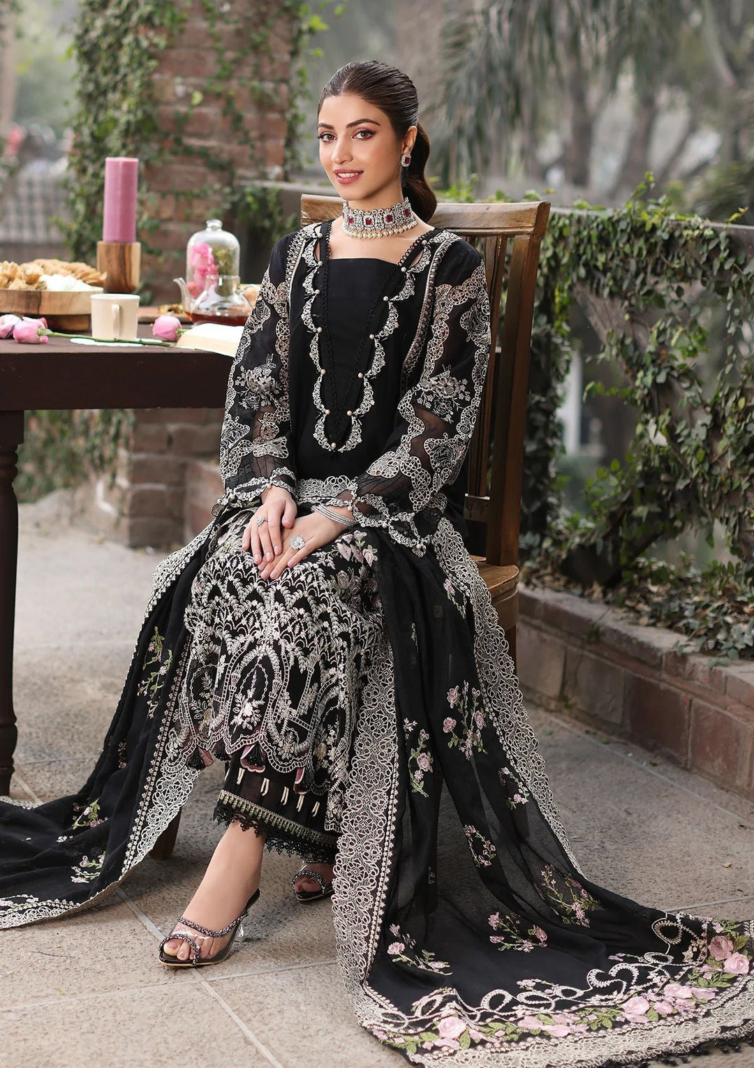 Kahf Dhanak Embroidered Unstitched 3PC FF-2452