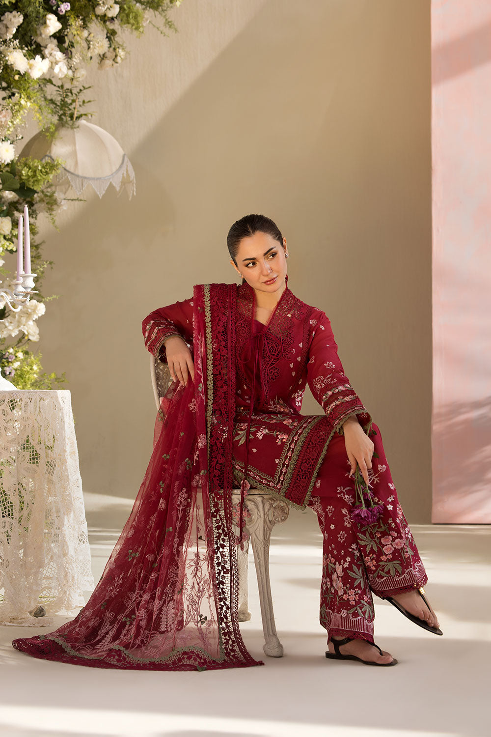 Sobia Nazir Summer Lawn Embroidered Unstitched 3PC BI-1089