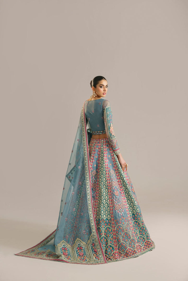 Akber Aslam Organza Embroidered Unstitched 3PC LU-2431